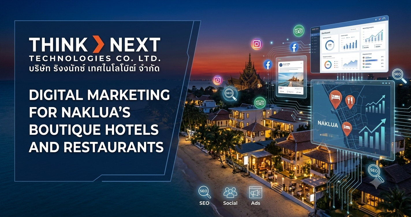 Digital marketing for Naklua's boutique hotels and restaurants
