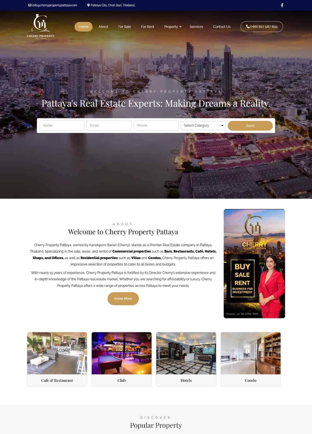 ThinkNext website design project