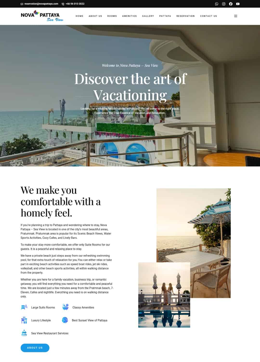ThinkNext website design project