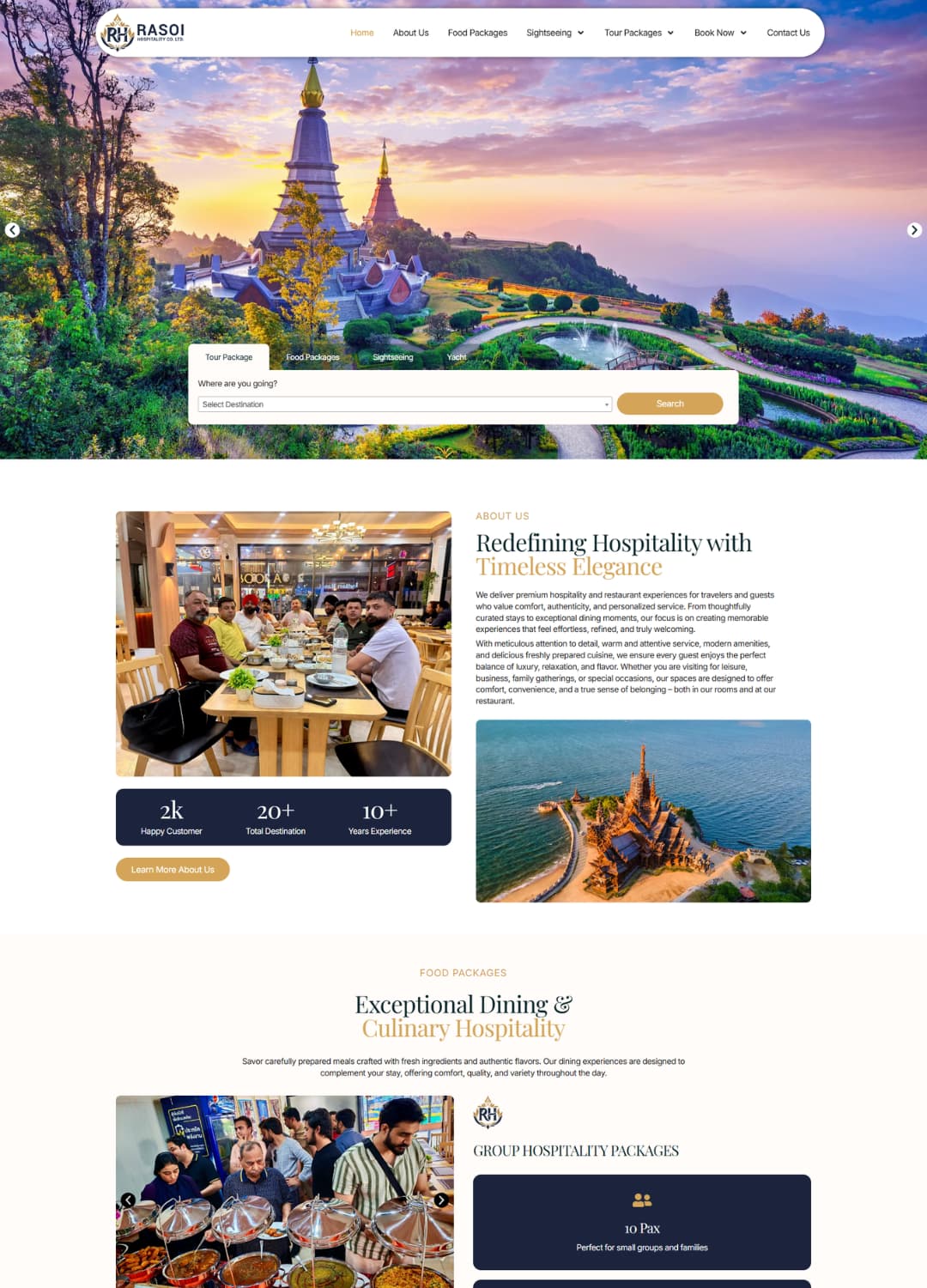 ThinkNext website design project